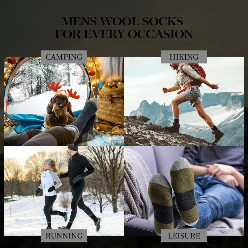 🧦 Wool Knit Socks (5pcs)