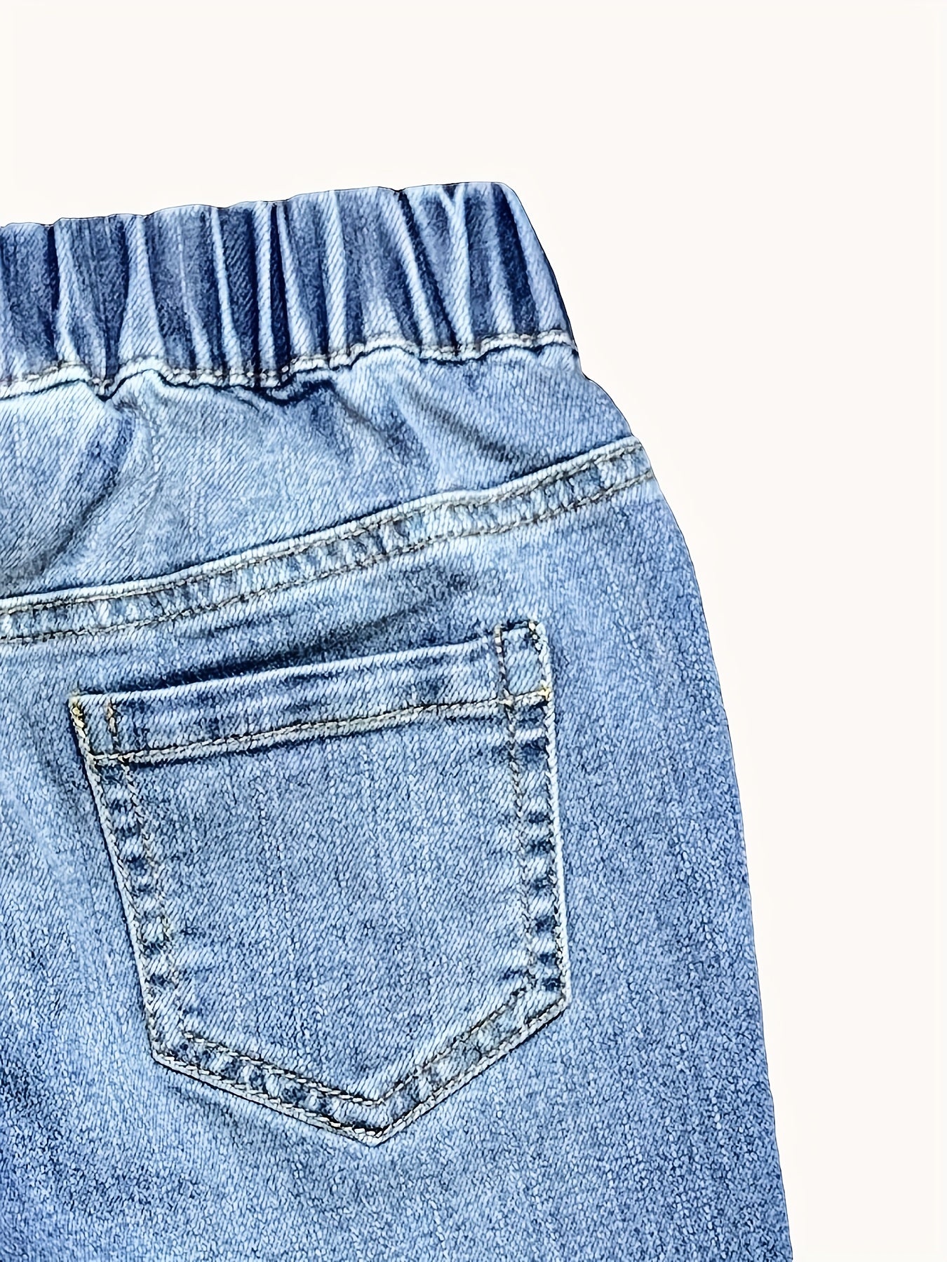 👖 Kids Elastic Denim Jeans