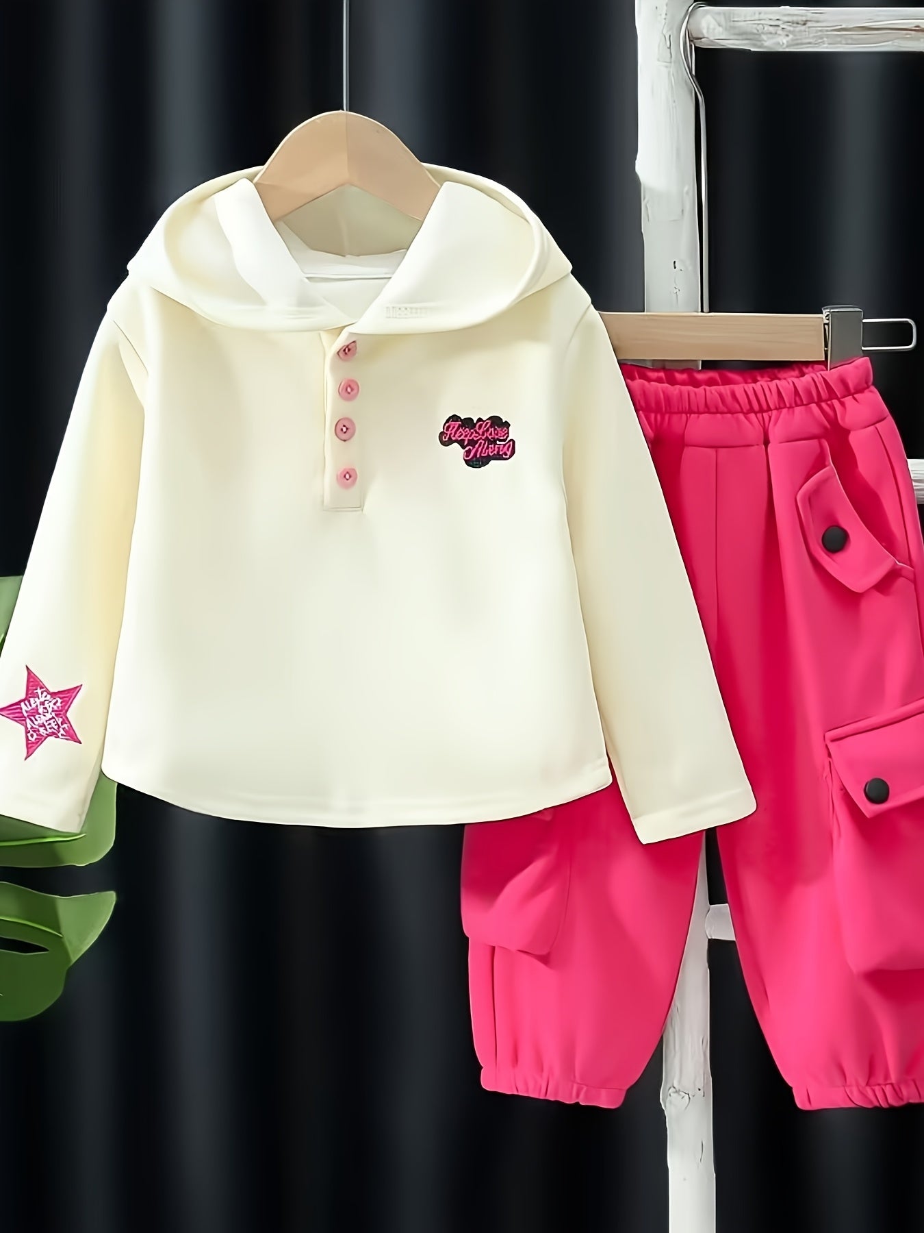 ⭐ Star Hoodie Girls Set