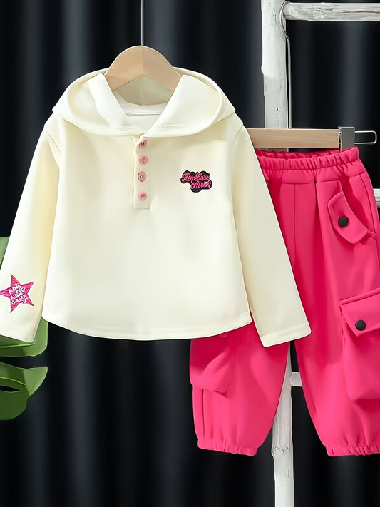 ⭐ Star Hoodie Girls Set