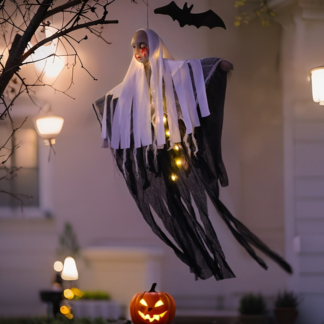 👻 LED Glowing Nun Lights – Spooky Halloween Decor