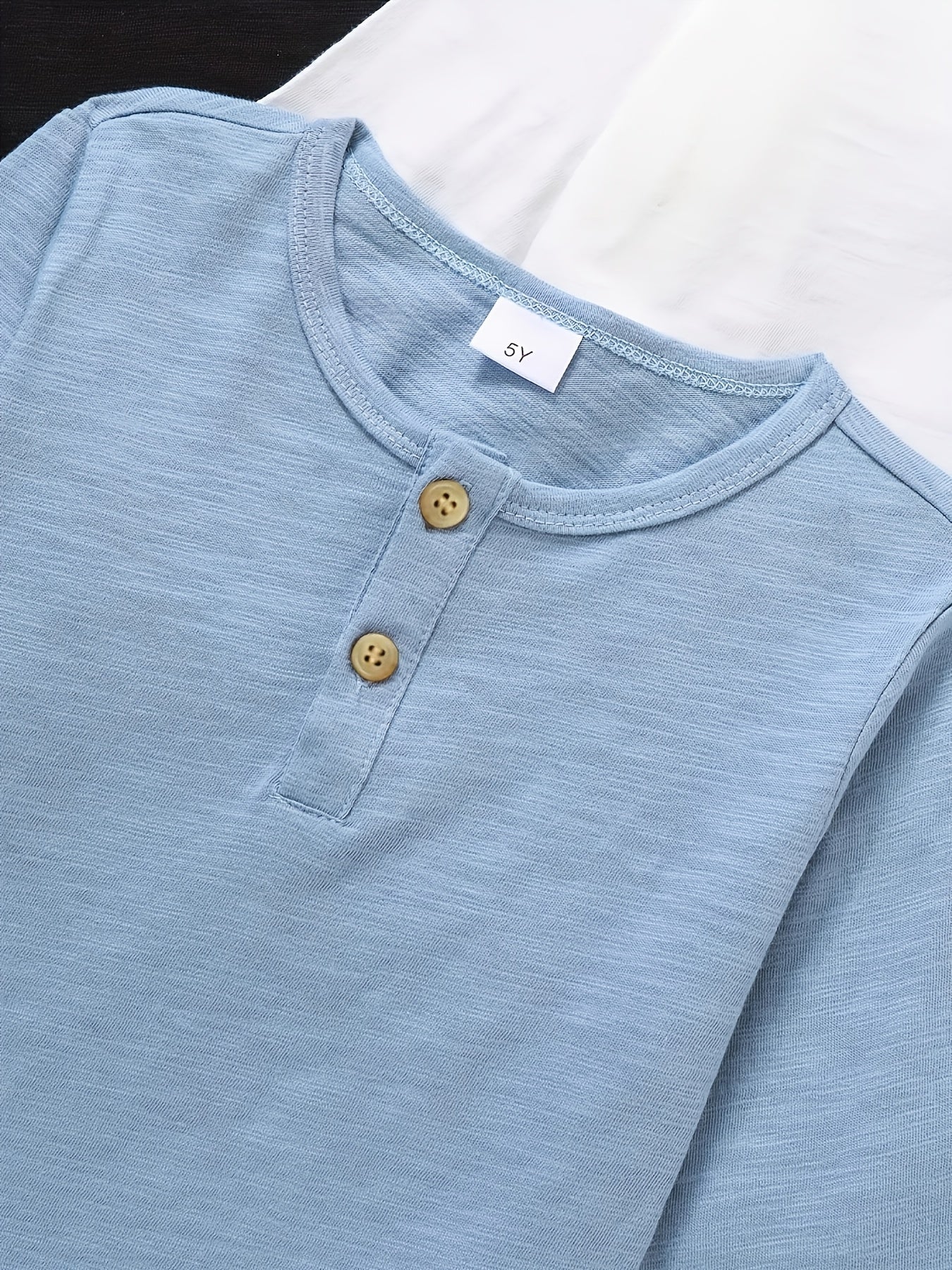 Boys’ Long Sleeve T-Shirt – Soft Everyday Basic Top for School & Play