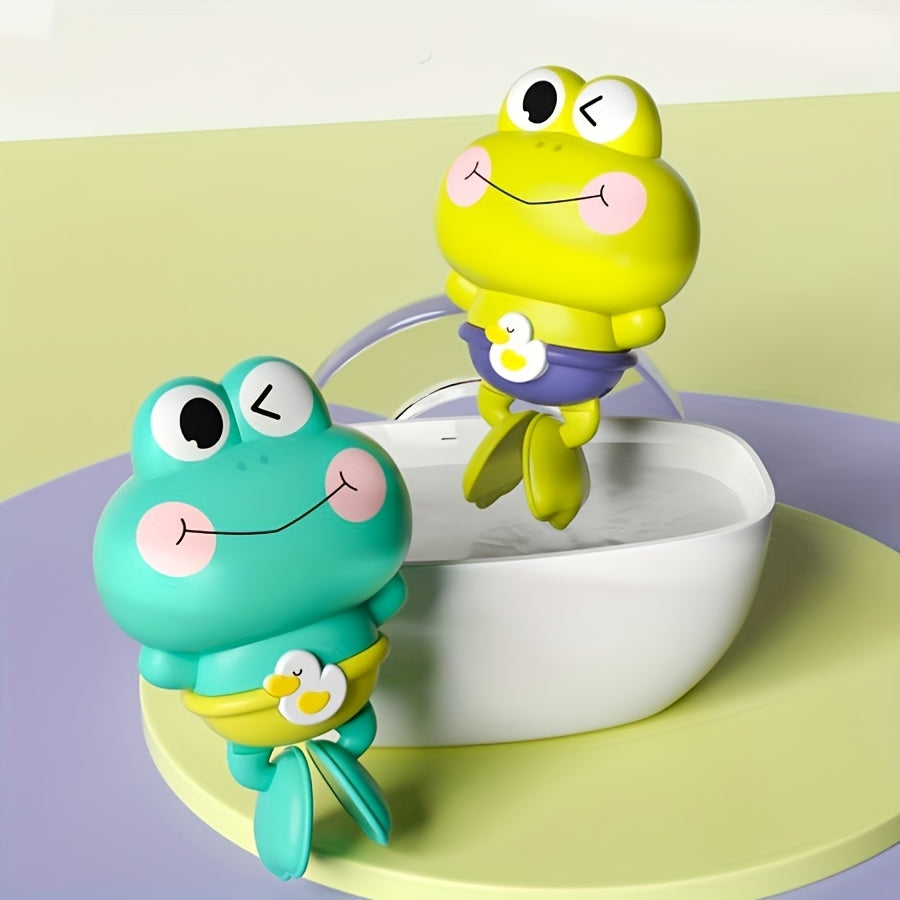 🐸 Wind-Up Frog Bath Toy