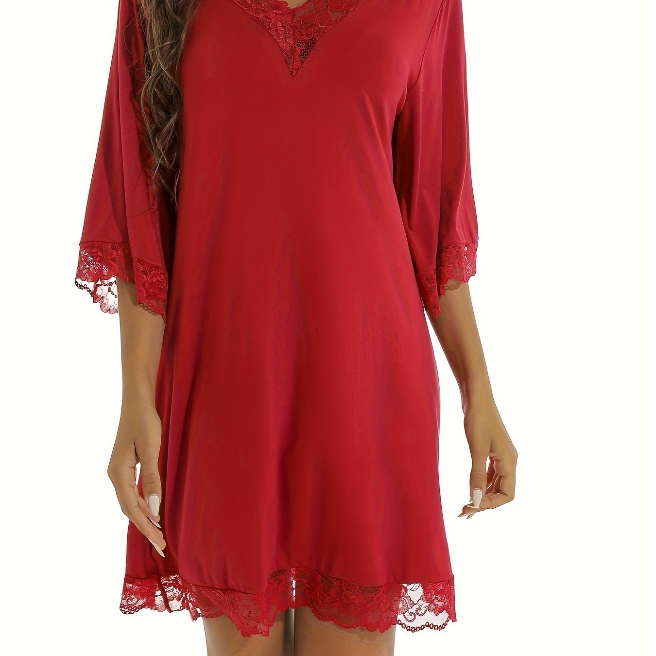 Damen-Sommerpyjama, kurzärmliges Modal-Oberteil und Shorts, weiche, bequeme Loungewear
