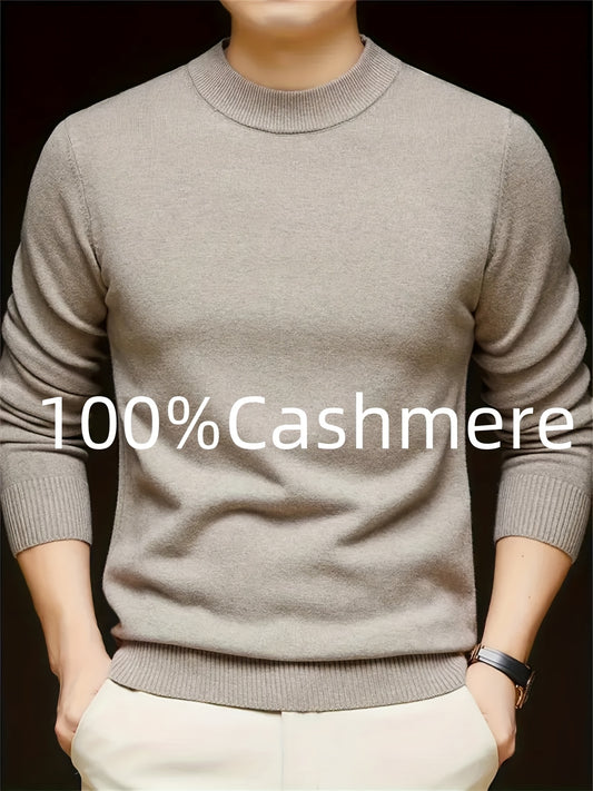 100% Velvet Men's Sweater – Casual & Comfortable, Soft Fabric, Warm, Ideal for Business Layering