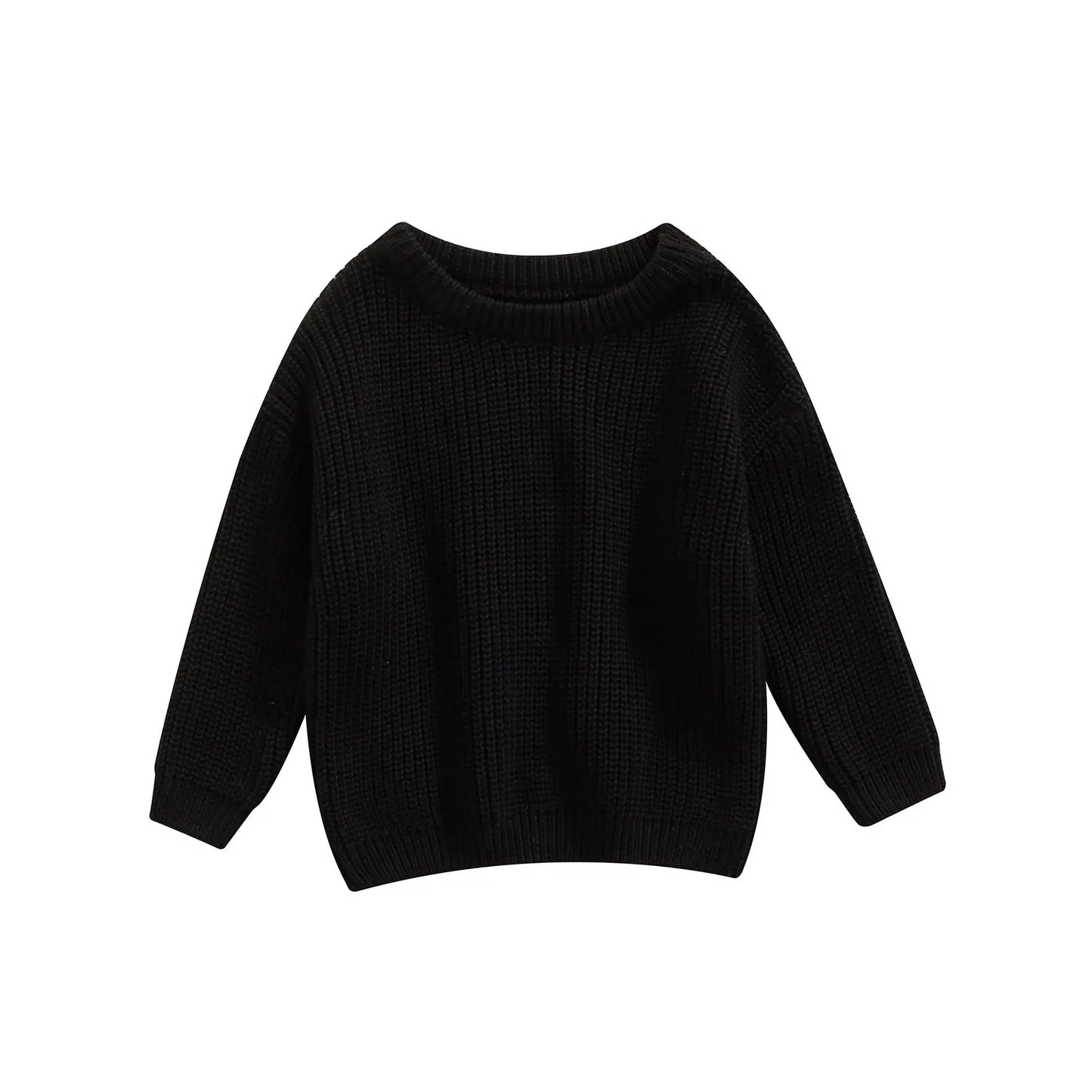 MISOWMNJOY Kids Knit Sweater – Winter Long Sleeve Pullover for Boys & Girls