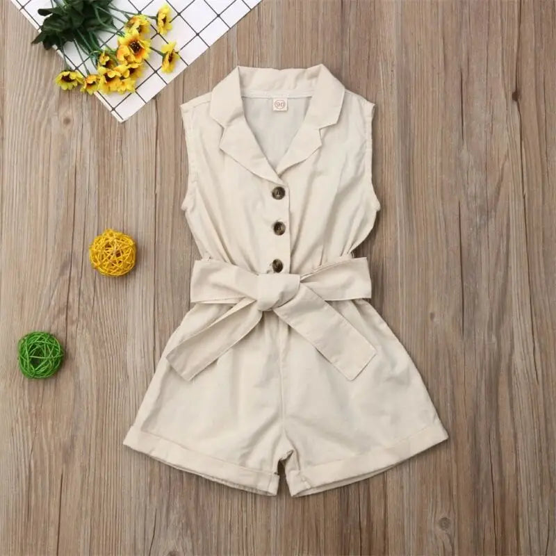 🎀 Bow-Tie Baby Playsuit