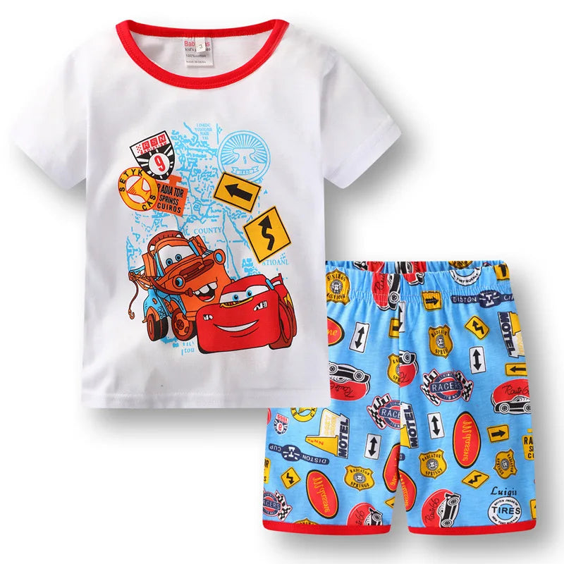 New Kids Pyjamas Children Sleepwear  Set Boys Girls