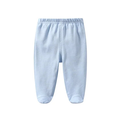 Calças de algodão para bebé recém-nascido dos 0 aos 12 meses, calças compridas com estampado de letras, leggings casuais para meninos e meninas