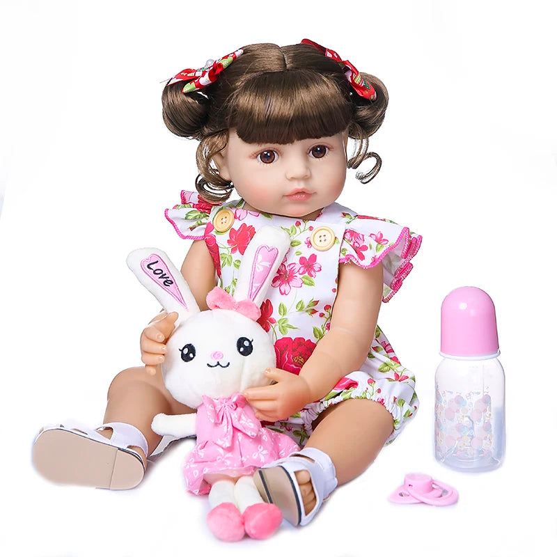 50CM Full Body Soft Silicone Popular Sweet Face Reborn High Quality Doll