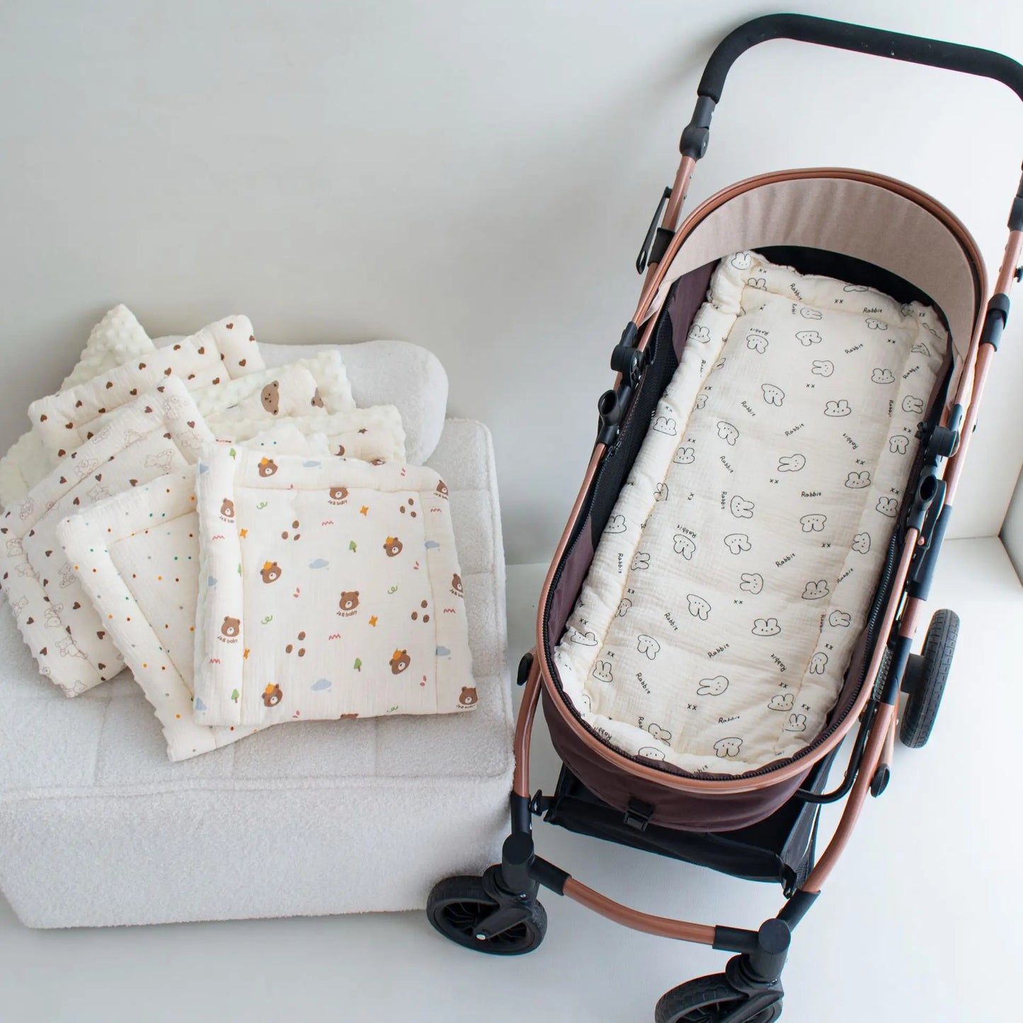 Baby Stroller Seat Cushion Soft Mattress