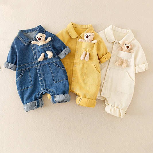 Kids’ Autumn/Spring Jumpsuit – Toddler Outfit & Baby Shower Gift
