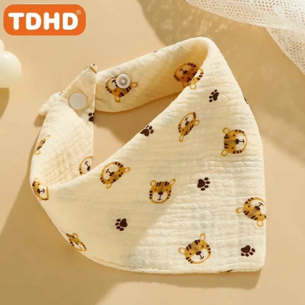 👶 Cotton Muslin Baby Bibs