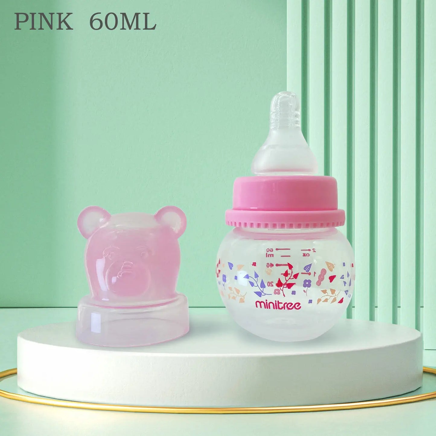 60ML Newborn Mini Feeding Bottle – BPA-Free Portable Infant Nursing Bottle