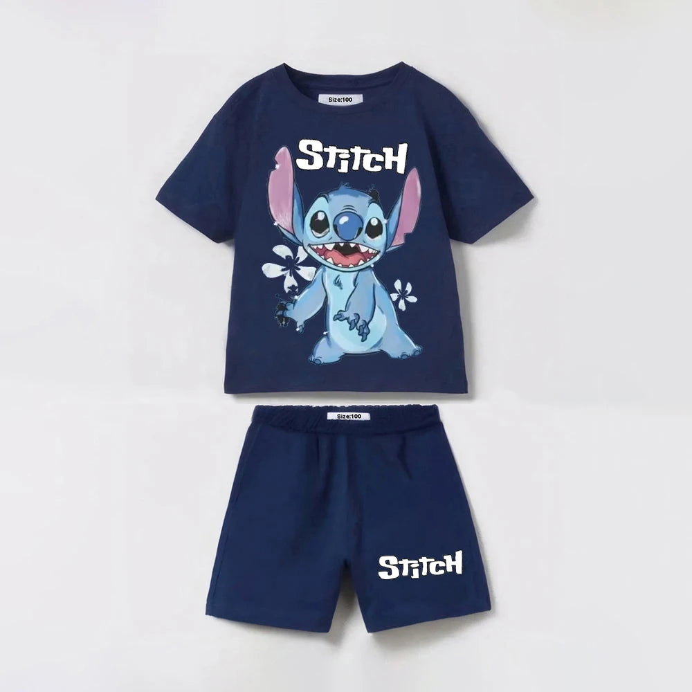 Baby Boys’ Summer Outfit Set – Short Sleeve Tee & Shorts (1–6Y)