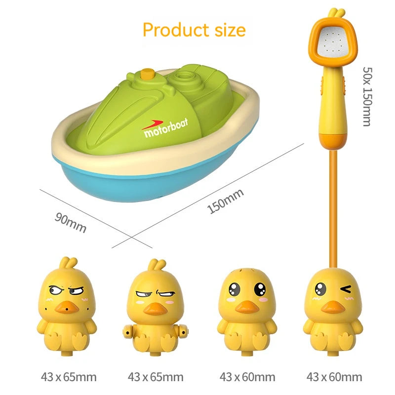 Cute Ducks, for bathtub , Automatic Water Spray