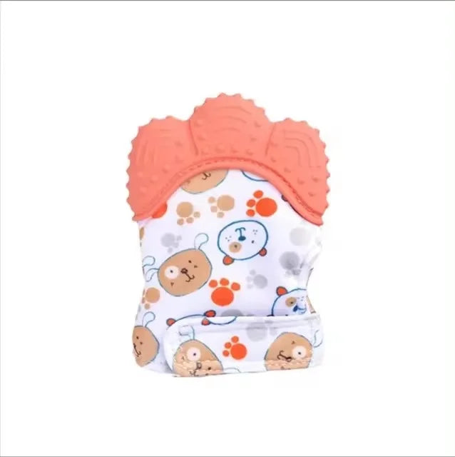 Newborn Teething Silicone Mittens Multi-Layer Breathable