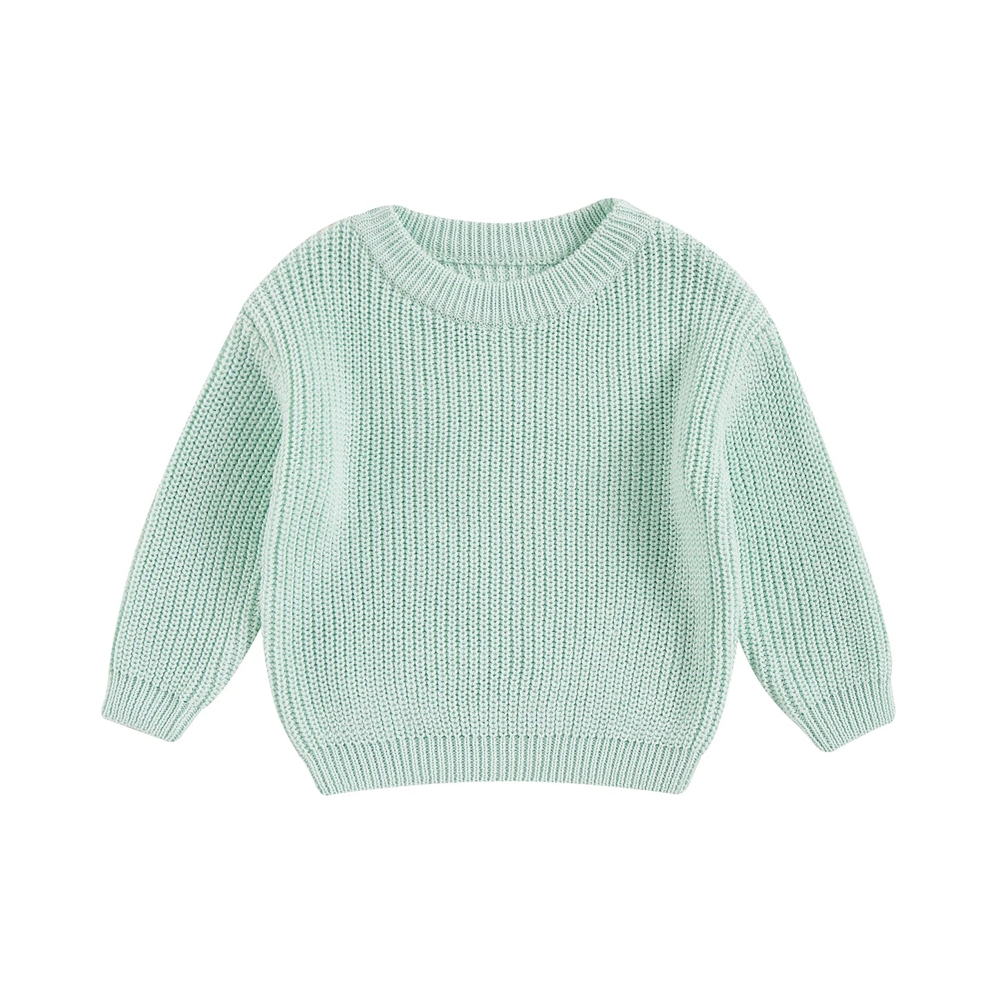 MISOWMNJOY Kids Knit Sweater – Winter Long Sleeve Pullover for Boys & Girls