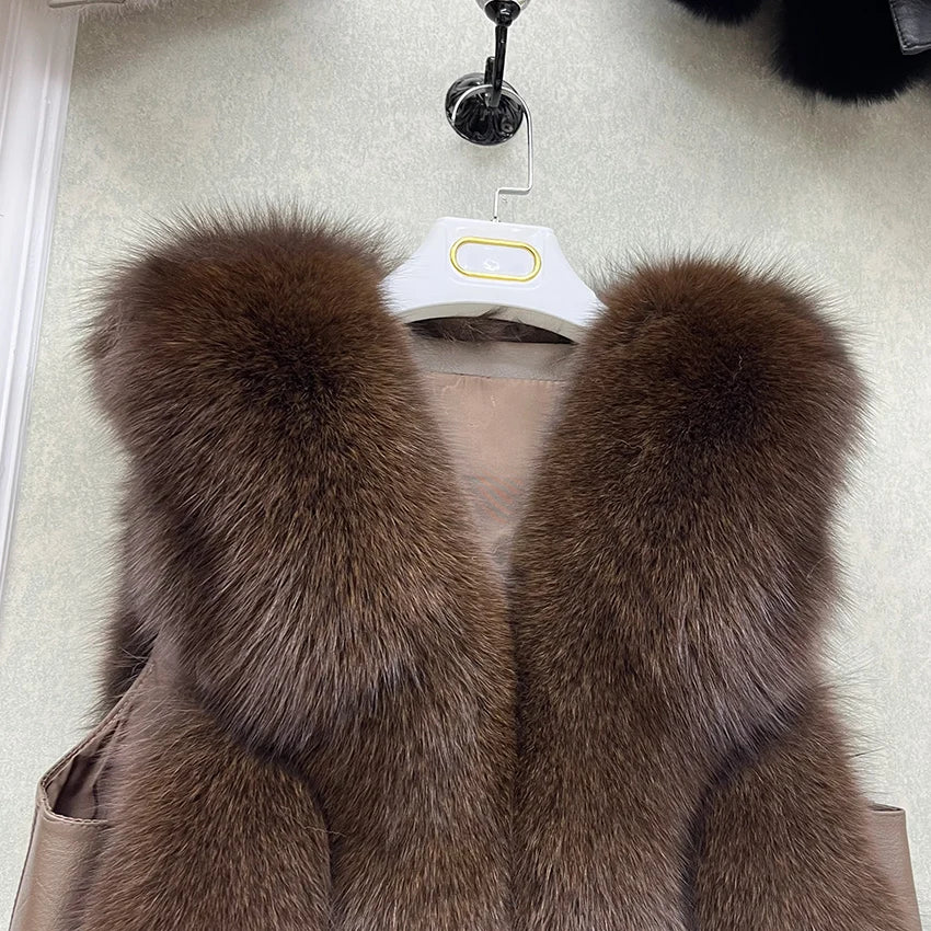 🦊 Luxury Fox Fur Vest