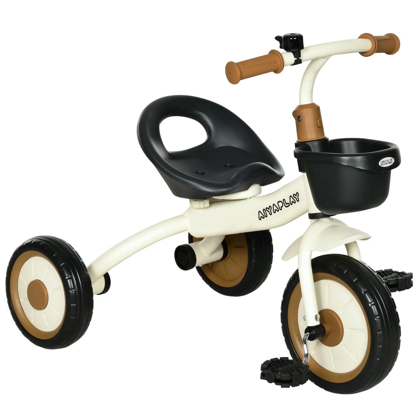 Aiyaplay Tricycle for Children from 2 to 5 Years with Doorbell and Basket