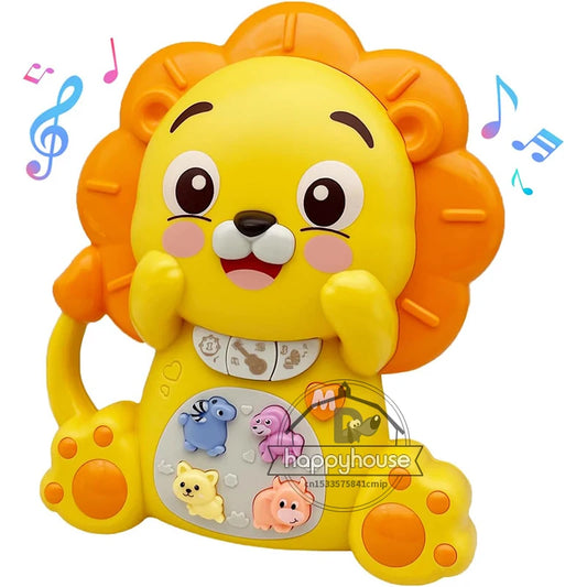 Musical Toys for Toddlers Kora Elephant Lion Baby Piano Light Up Musical Toys Toddler Early Education