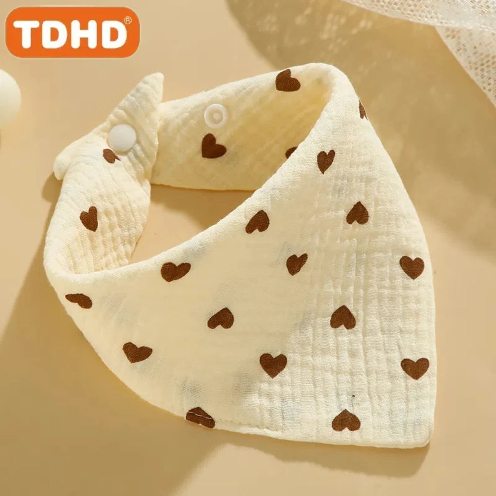 👶 Cotton Muslin Baby Bibs