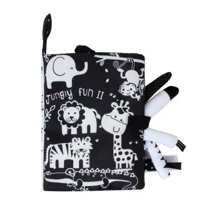 Soft 3D Cloth Baby Books – Sensory Early Learning Stroller Toys (0–12M)