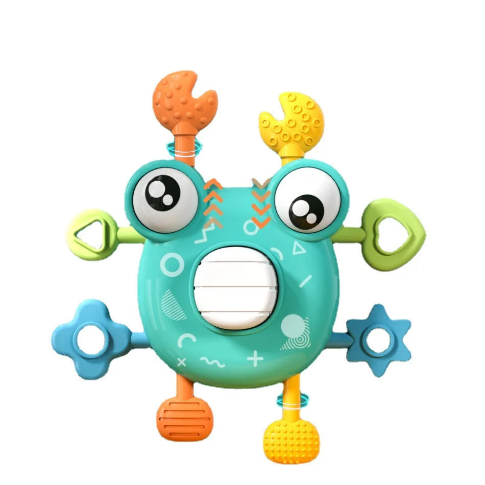 Baby Rattle & Hanging Bell Toy – Finger Exercise, Early Education for Newborns (0–24M)