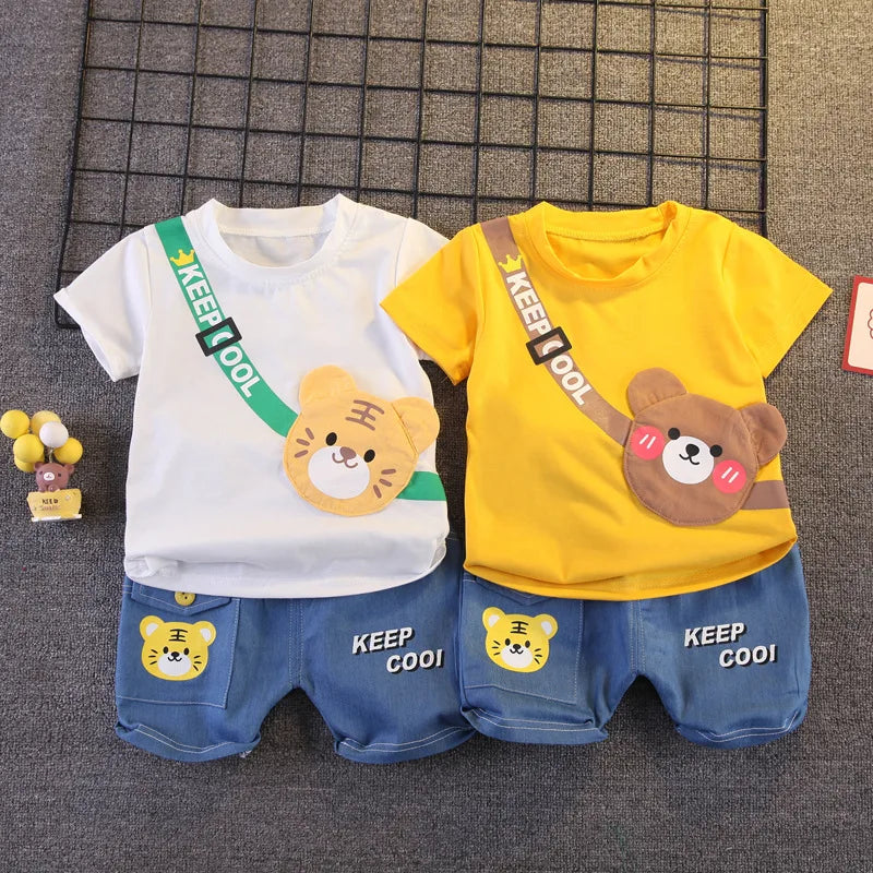2-Piece Keep Cool Kids Outfit – Fun, Comfy & Adorable.