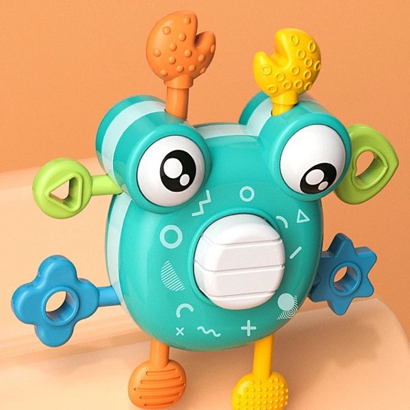 Baby Rattle & Hanging Bell Toy – Finger Exercise, Early Education for Newborns (0–24M)