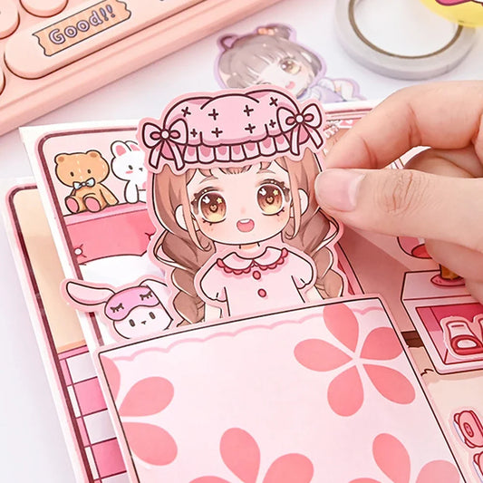 Interactive DIY Quiet Book – Educational Dress-Up & Daily Life Play for Kids