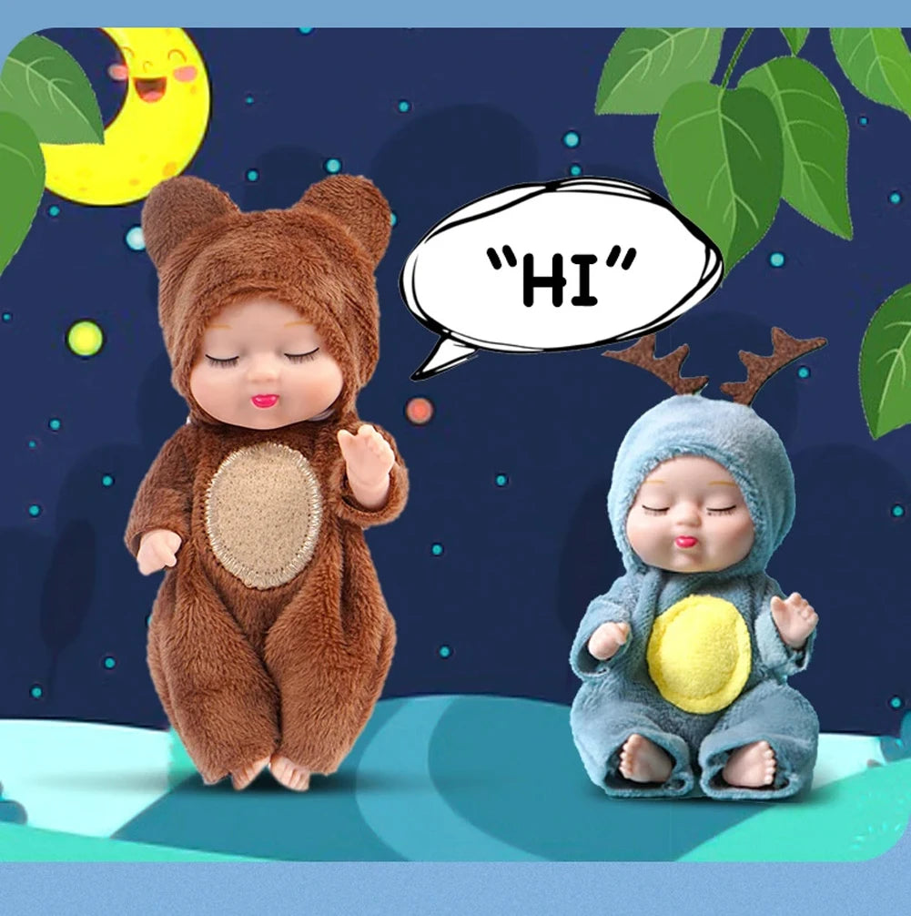 6-piece reborn doll kit, cute princess dolls