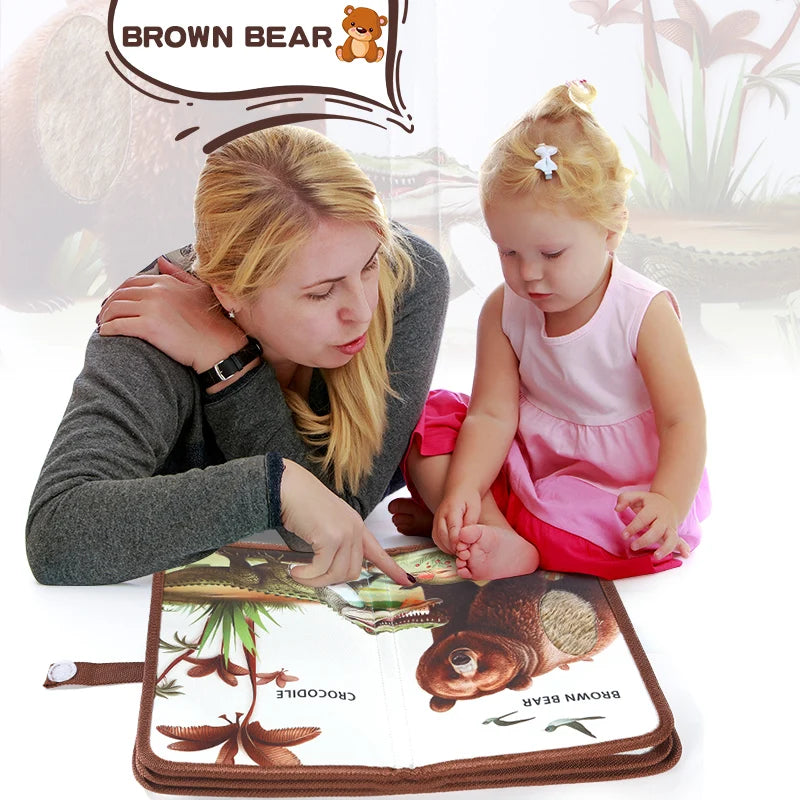 Cognitive and tactile training children's touch books to early education