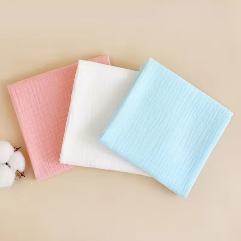 8Pcs/let Soft Cotton Baby Gauze Diaper (Newborn Changing) Washable, Reusable Double Layer Soft