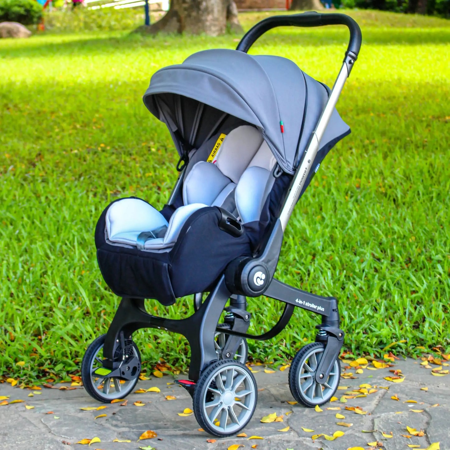 NEW 4-in-1 Baby Stroller – Foldable Multifunctional Lightweight Travel Pram with Basket Seat