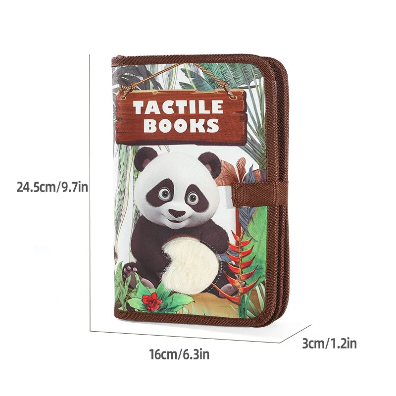 Cognitive and tactile training children's touch books to early education