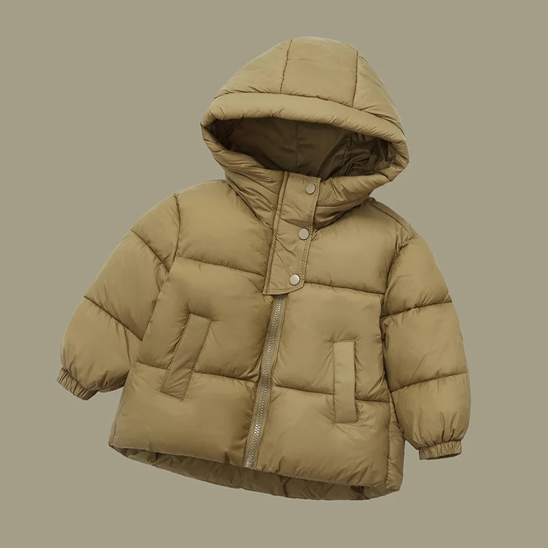 Kids’ Winter Down Jacket – Thick Hooded Coat for Boys & Girls (Toddler to Child)