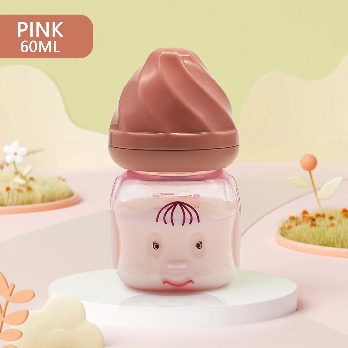 60ML Newborn Mini Feeding Bottle – BPA-Free Portable Infant Nursing Bottle
