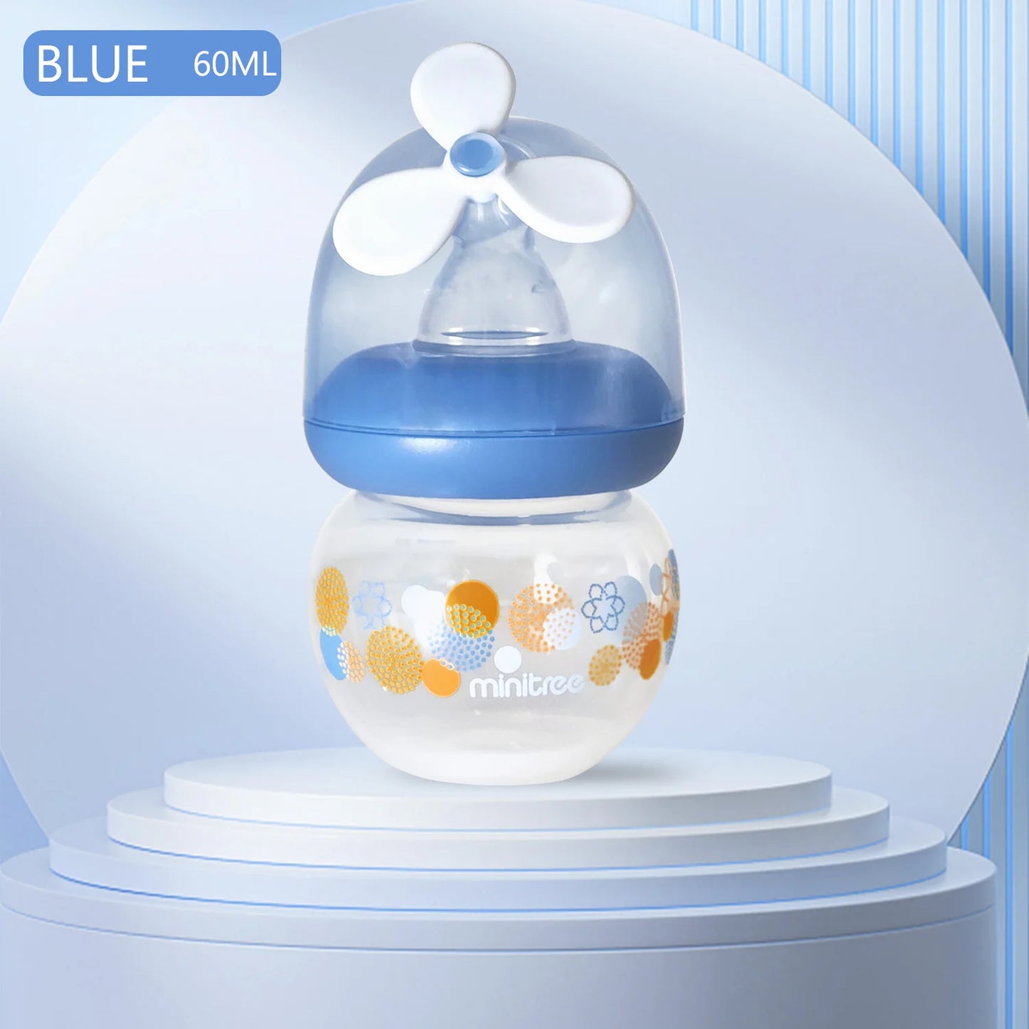 60ML Mini Baby Bottle with Windmill Cap – Perfect for Kids
