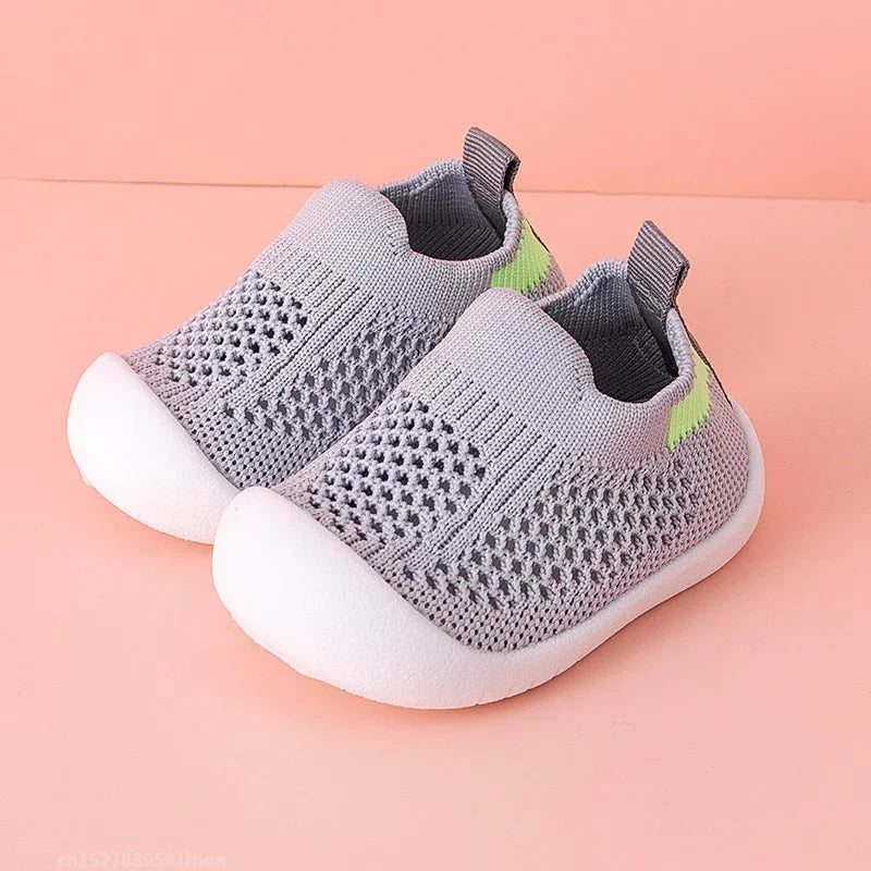 Spring Summer Toddler Shoes, Breathable, Knitted, Non-slip