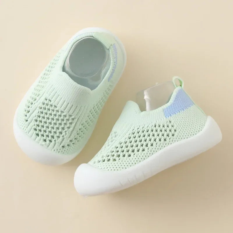 Spring Summer Toddler Shoes, Breathable, Knitted, Non-slip