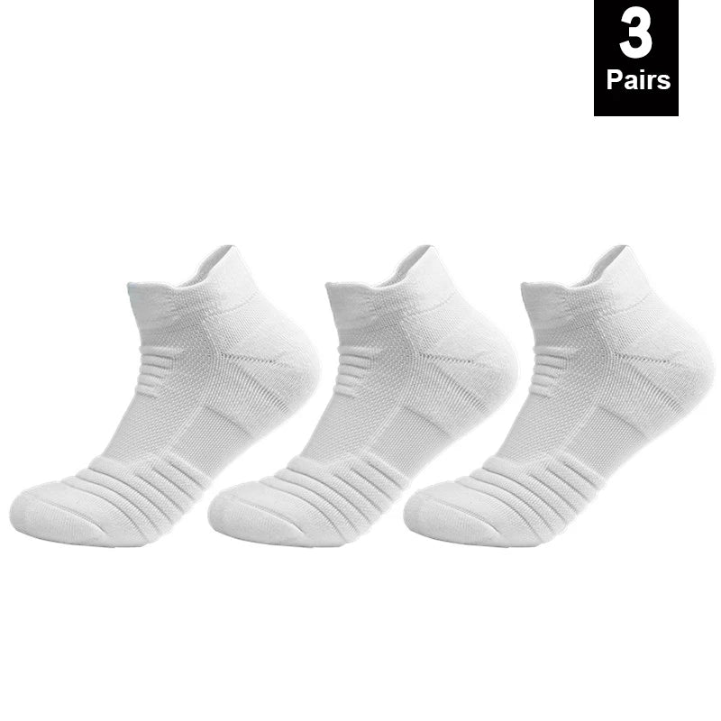 1/3 Pairs Anti-slip Football Socks Men Cotton Sock Short Long Tube Soccer Basketball Sport Socks Breathable Deodorous