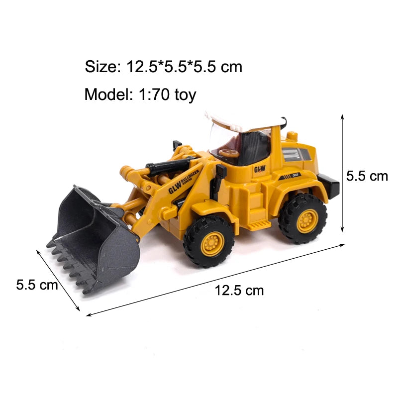 Toys for Boys Alloy Tractor Kids Excavator Bulldozer Miniature