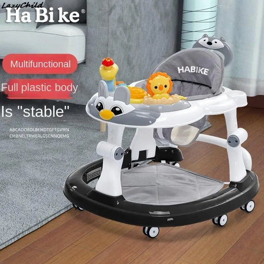 LazyChild Baby Walker – Musical Push Walker with Wheels & Handle for Toddlers