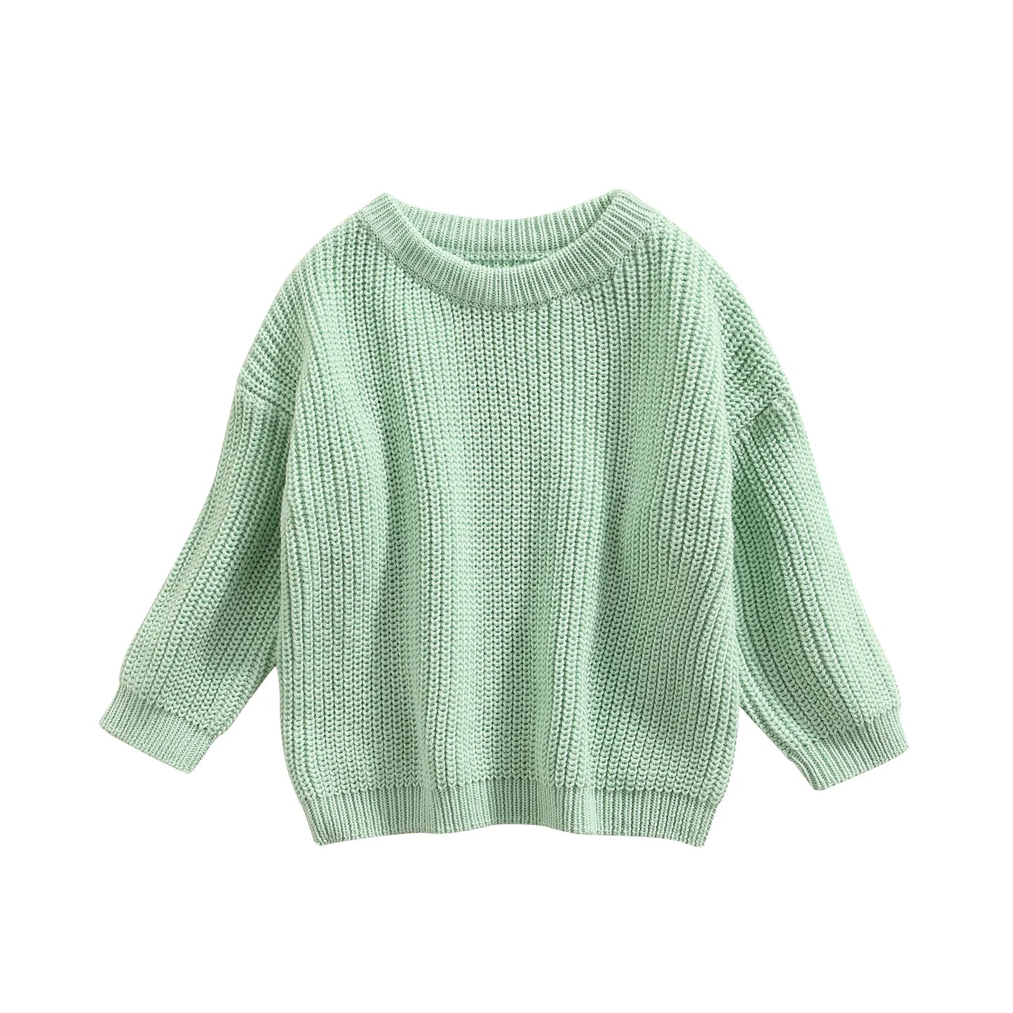 MISOWMNJOY Kids Knit Sweater – Winter Long Sleeve Pullover for Boys & Girls