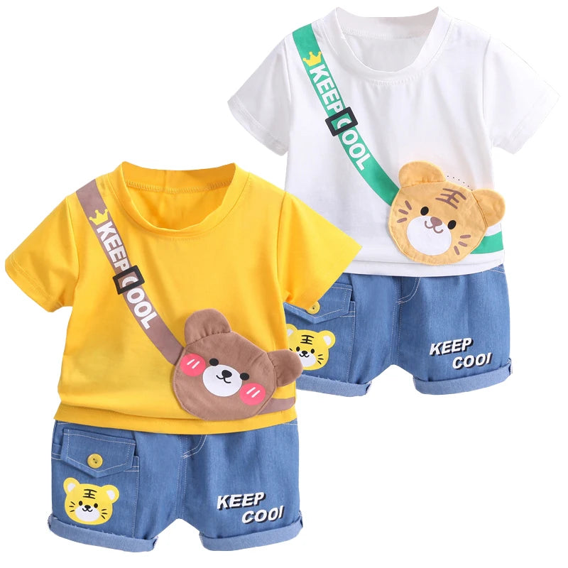 2-Piece Keep Cool Kids Outfit – Fun, Comfy & Adorable.