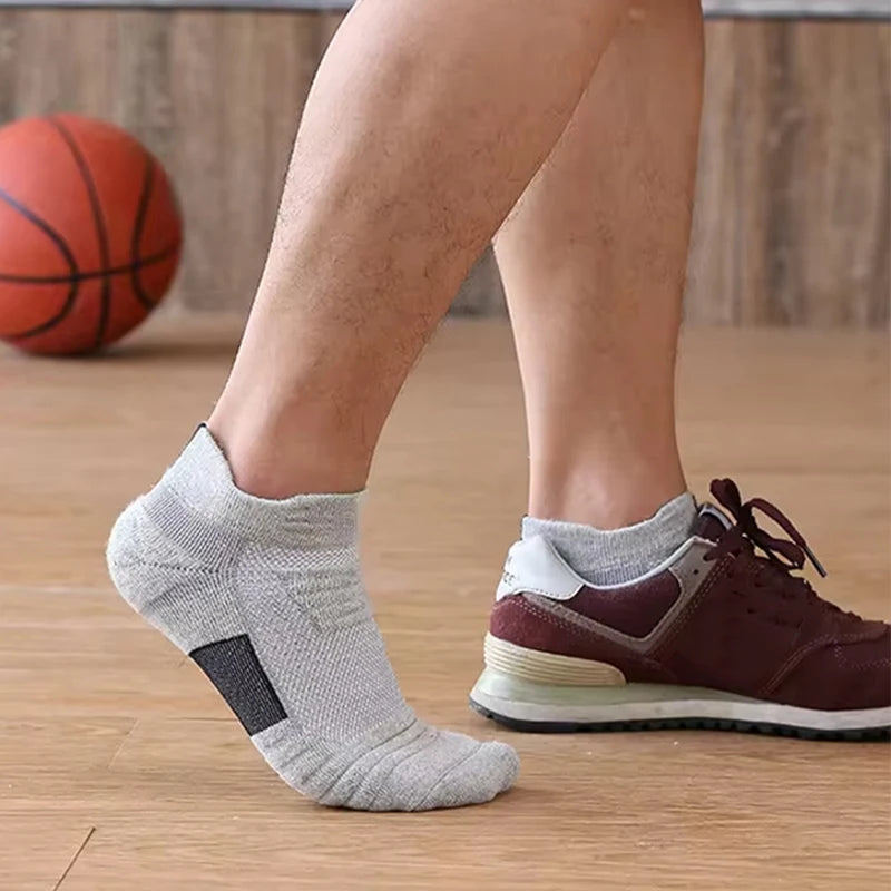 1/3 Pairs Anti-slip Football Socks Men Cotton Sock Short Long Tube Soccer Basketball Sport Socks Breathable Deodorous