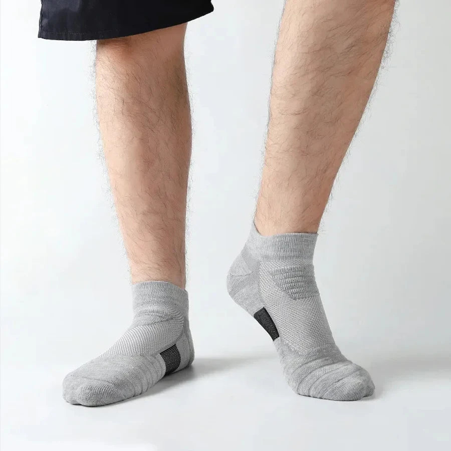 1/3 Pairs Anti-slip Football Socks Men Cotton Sock Short Long Tube Soccer Basketball Sport Socks Breathable Deodorous