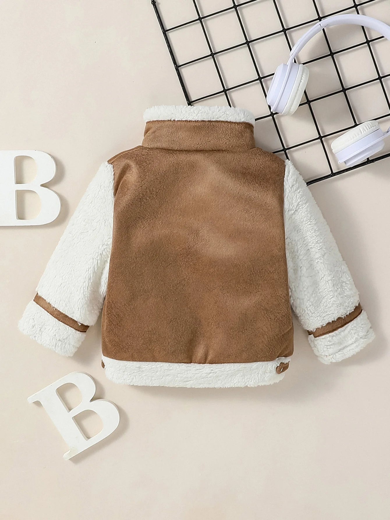 🧥 Coral Velvet Baby Boy Jacket