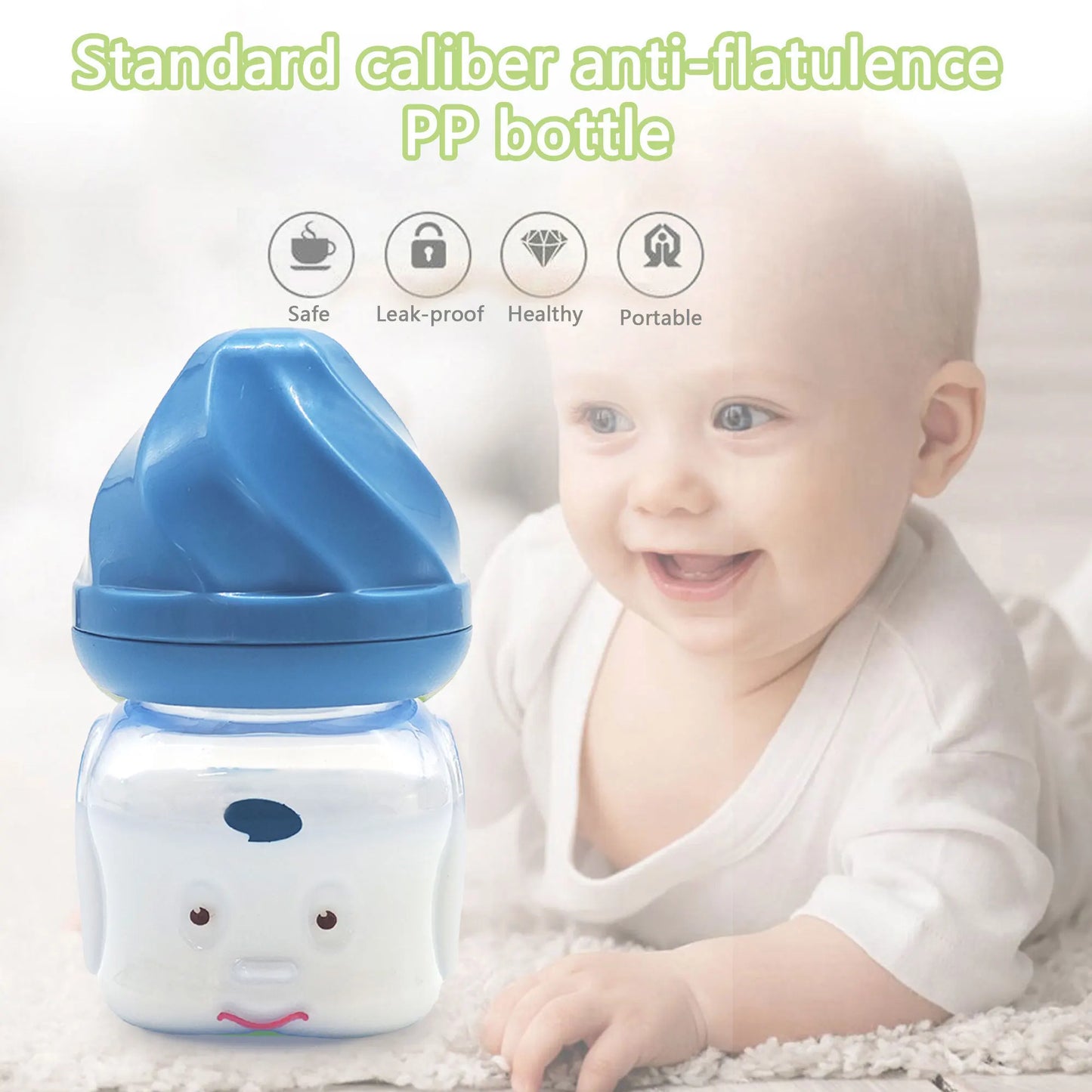 60ML Newborn Mini Feeding Bottle – BPA-Free Portable Infant Nursing Bottle